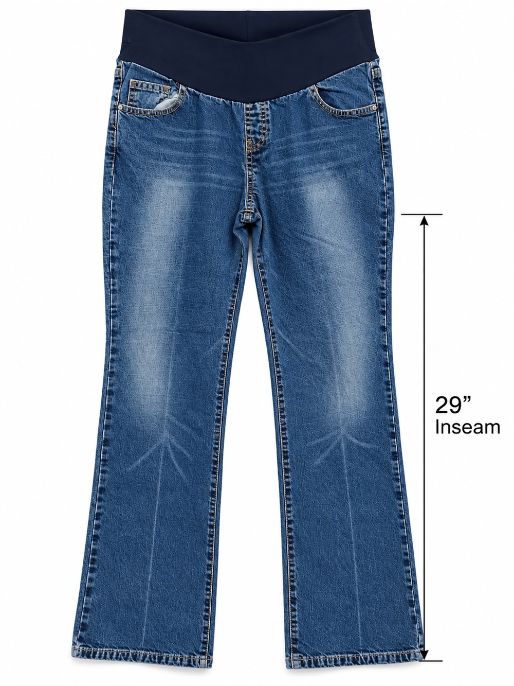 NWT Vintage Motherhood Maternity Y2K Jeans L Blue